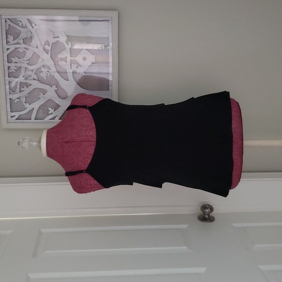 INC International Concepts Spaghetti Strap Dress Shirt Size M Black - Picture 3 of 6